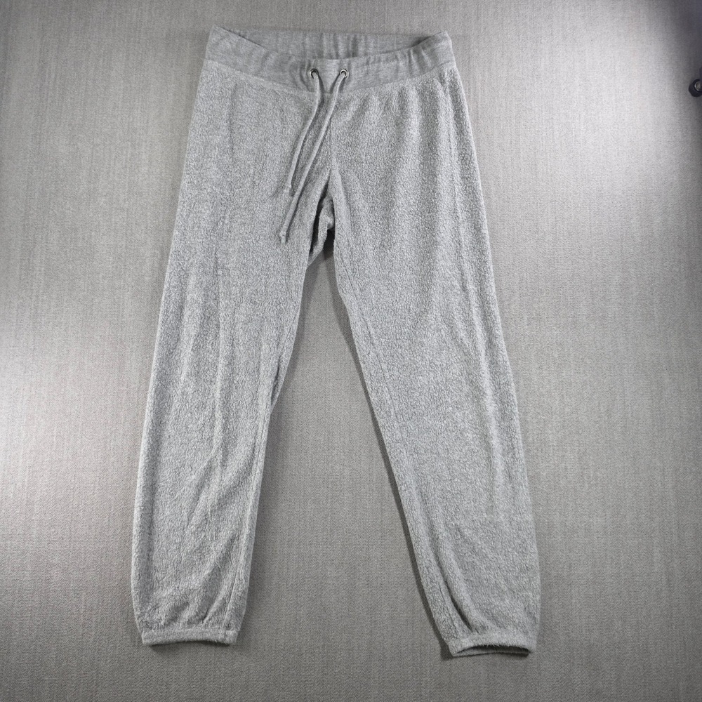 L.A. Hearts Joggers Women Size M Gray Terry Cloth Drawstring Sweatpants